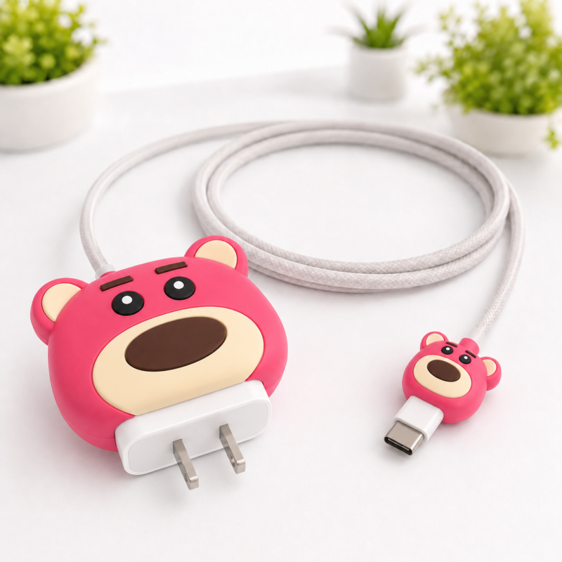 protector para cargador oso lotso