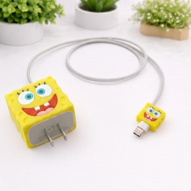 Protector Bob Esponja Para Cargador