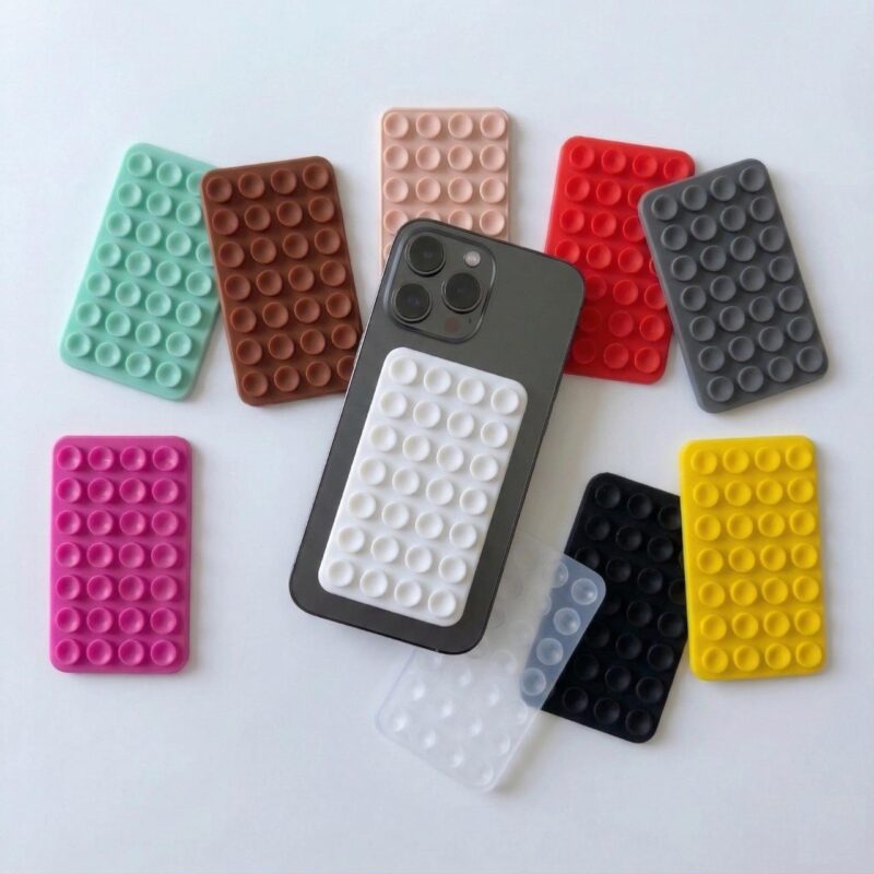 Soporte Ventosa Cuadrado Para Celular Adhesivo