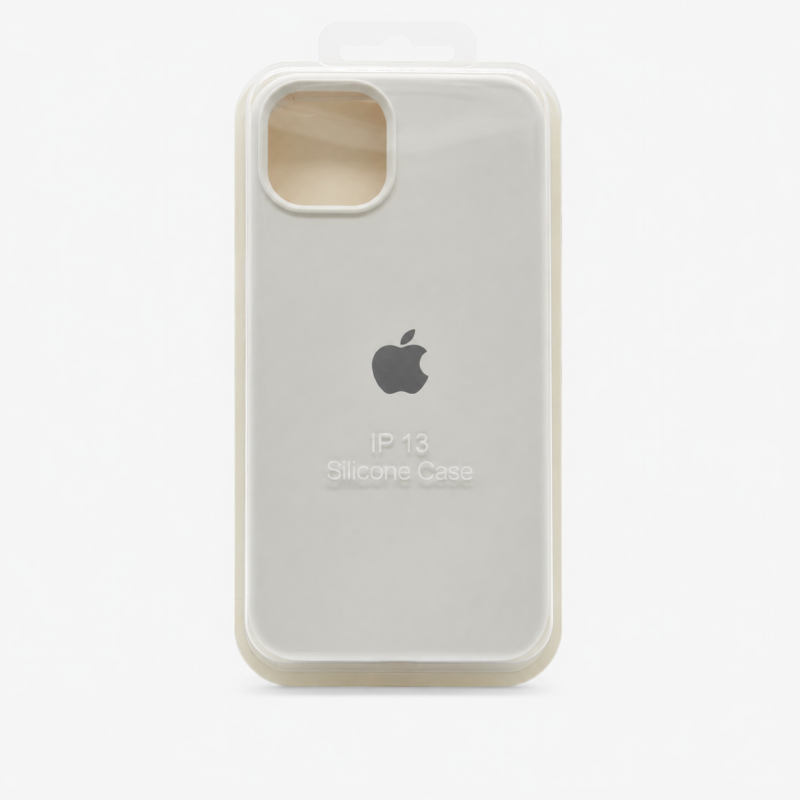 Funda Silicona iPhone 13 - Blanco