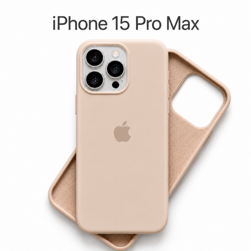 Funda de Silicona para iPhone 15 Pro Max