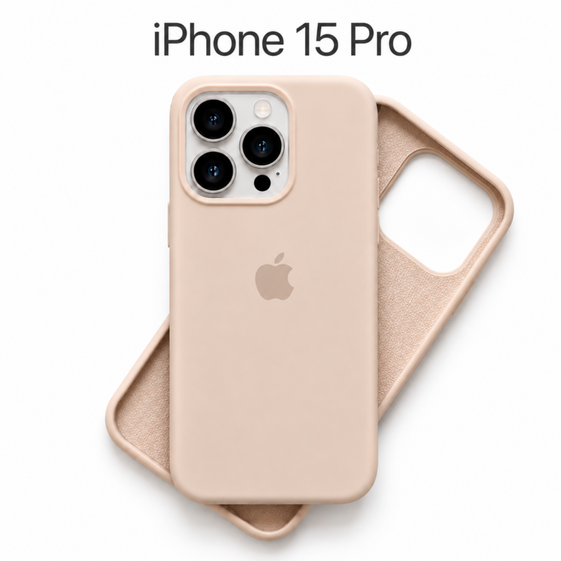 Funda de Silicona para iPhone 15 Pro