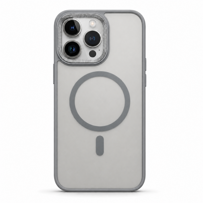 Funda MagSafe Gris Para iPhone