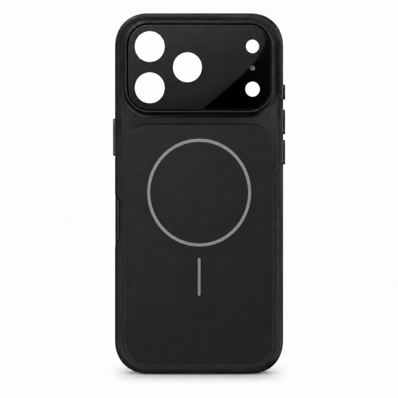 Funda MagSafe Negra con Protección de Cámara para iPhone